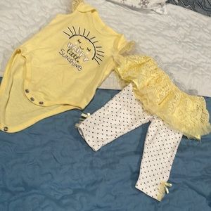 Baby girl summer matching set# happy little sunshine #duck. Duck